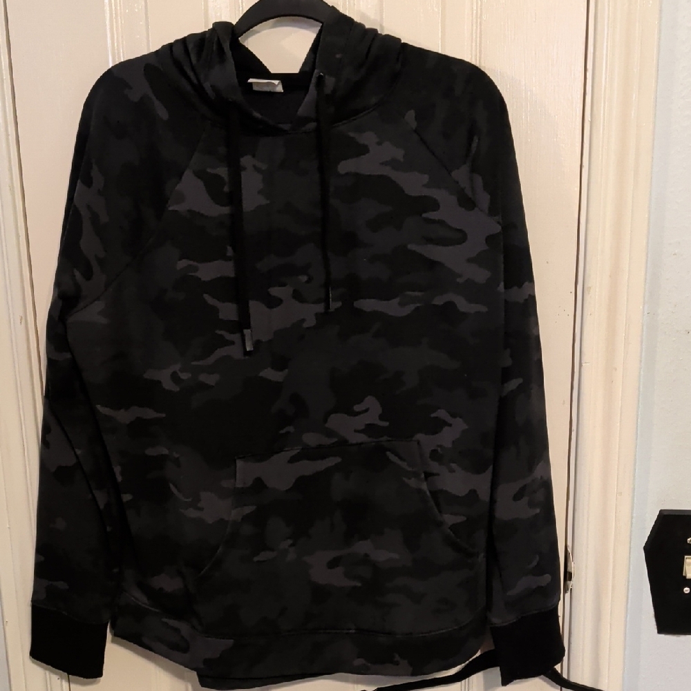 Athletic Works Black Camo Hoodie